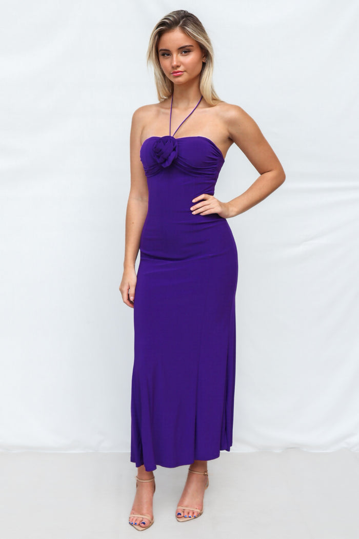 Arya Maxi Dress - Purple - Runway Goddess