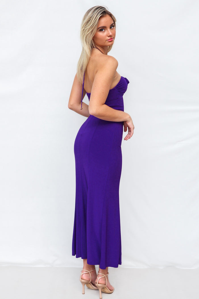 Arya Maxi Dress - Purple - Runway Goddess