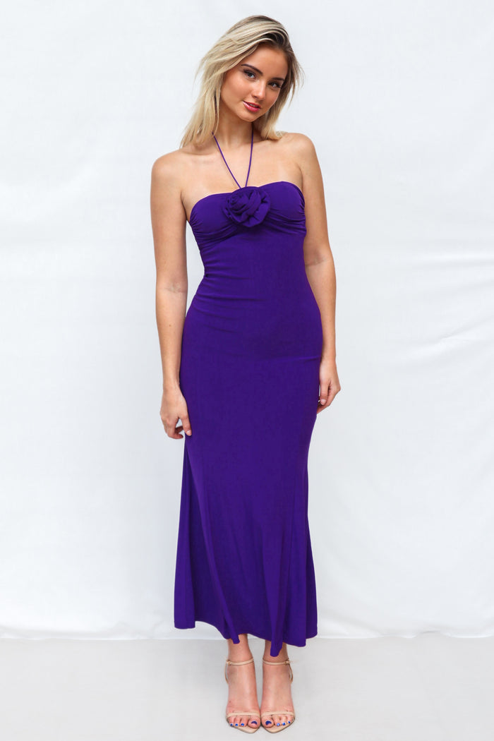 Arya Maxi Dress - Purple - Runway Goddess