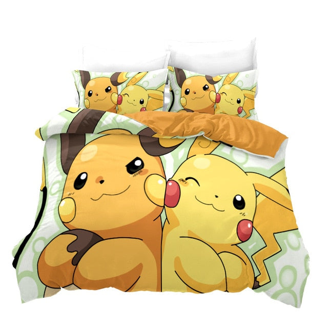 Assorted Pokemon 3D Quilt Cover/Bedding Sets