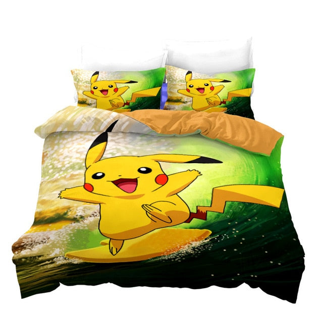 Assorted Pokemon 3D Quilt Cover/Bedding Sets