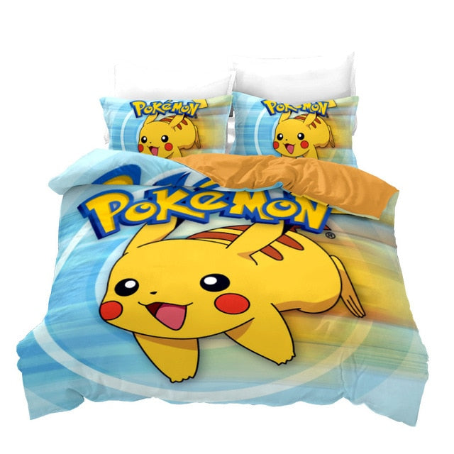Assorted Pokemon 3D Quilt Cover/Bedding Sets