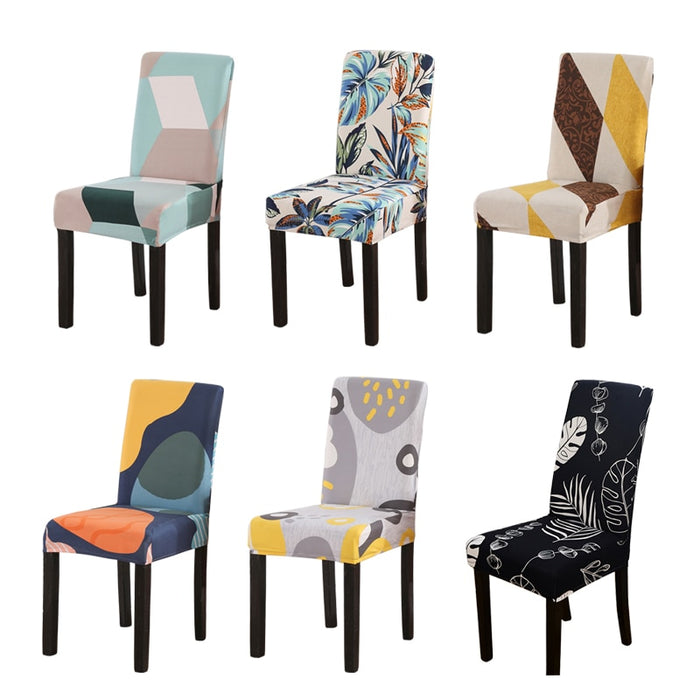 Assorted Printed Stretch Chair Covers