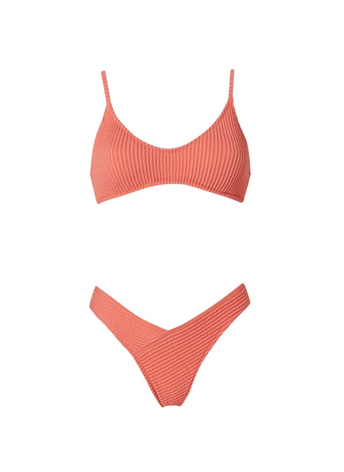 Stefania Frangista Astrid Athletic Bikini Curly Peach Apoella