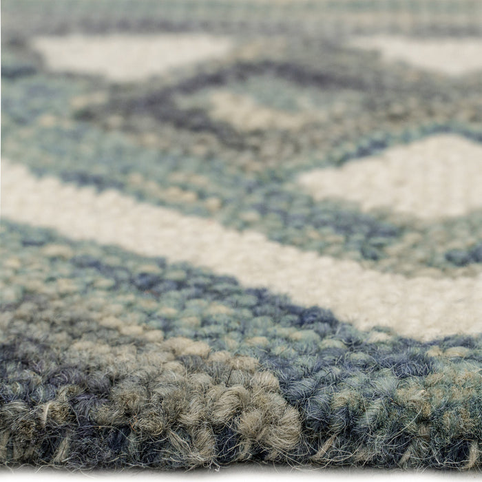 Avanti-Kelim Alpine Blue Hand Tufted Rug Rectangle image