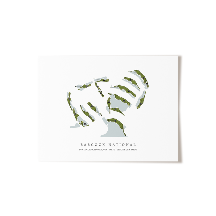 Babcock National | Golf Course Print | Unframed