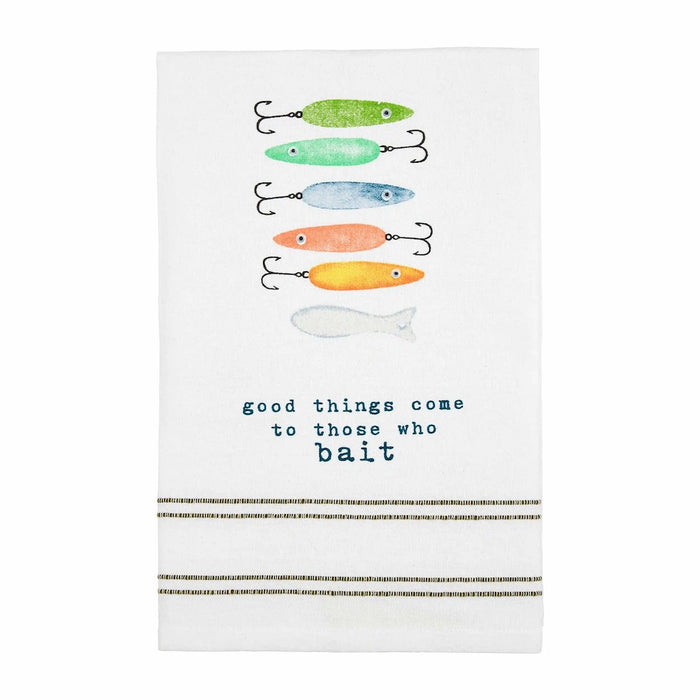 Bait Watercolor Hand Towel