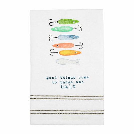 Bait Watercolor Hand Towel