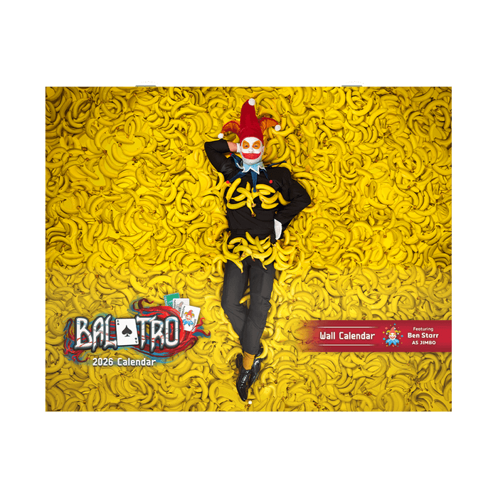 Balatro 2026 Wall Calendar