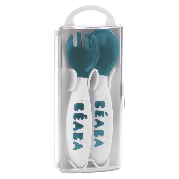 Beaba 2nd Stage Training Fork & Spoon - Blue