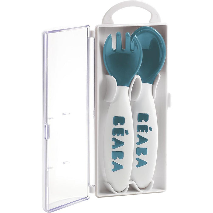 Beaba 2nd Stage Training Fork & Spoon - Blue