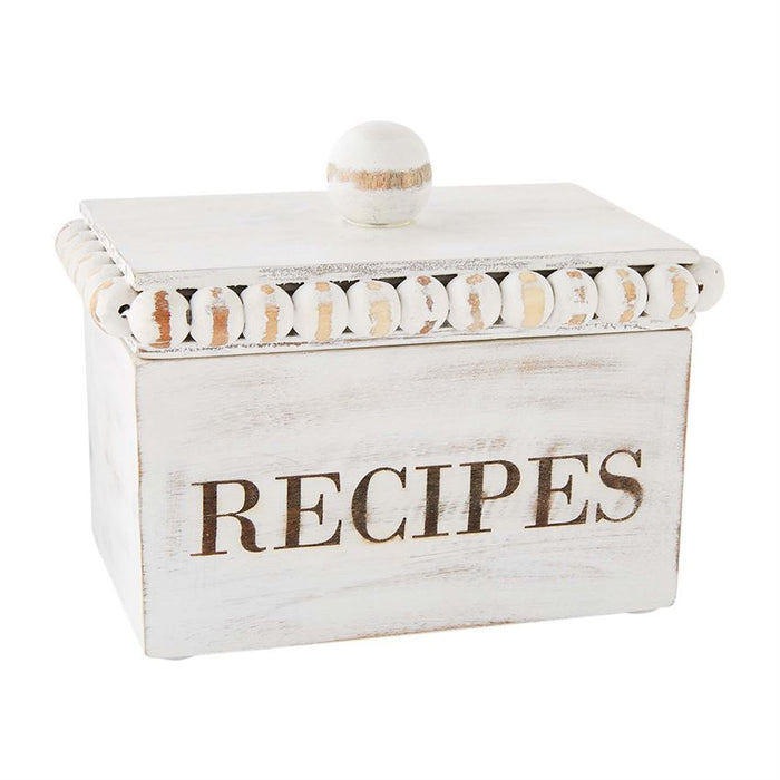 Beaded Recipe Box