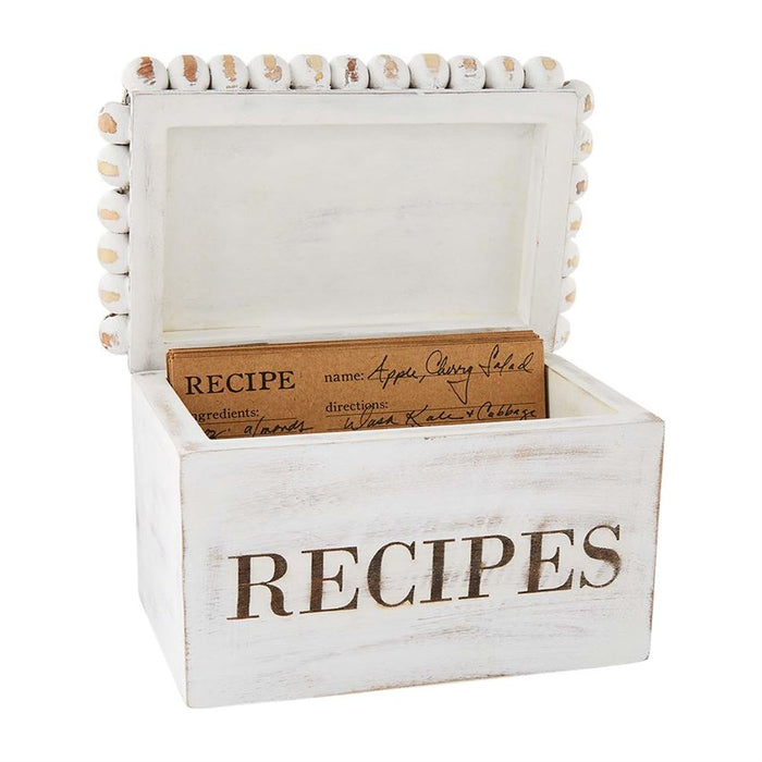 Beaded Recipe Box