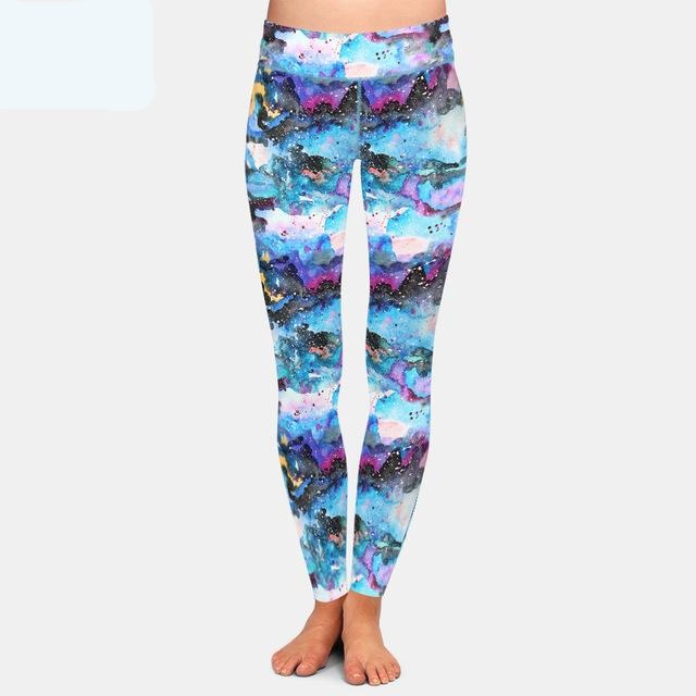 Beautiful Assorted Galaxy Patterned High Waist Leggings