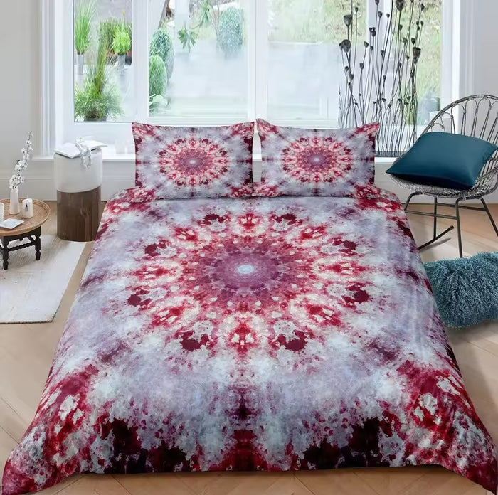 Beautiful Tie Dyed Quilt Cover/Bedding Sets