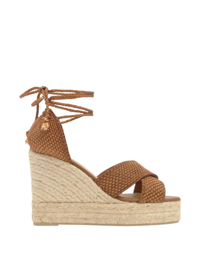 Wedges Castaner Becca 8 Wedge Espadrilles Marron Apoella