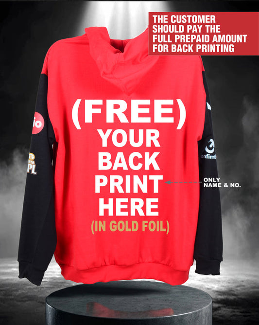 BENGALURU BACKPRINT CUSTOMIZED HOODIE – TWO STAR (GOLD FOIL EDITION) 2026
