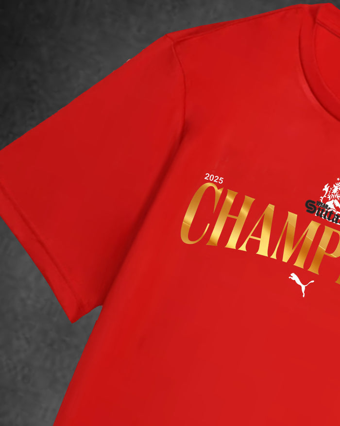 BENGALURU CHAMPIONS TSHIRT 2026 EDITION