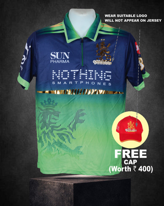 BENGALURU JERSEY GREEN –  TWO STAR (GOLD FOIL EDITION) 2026