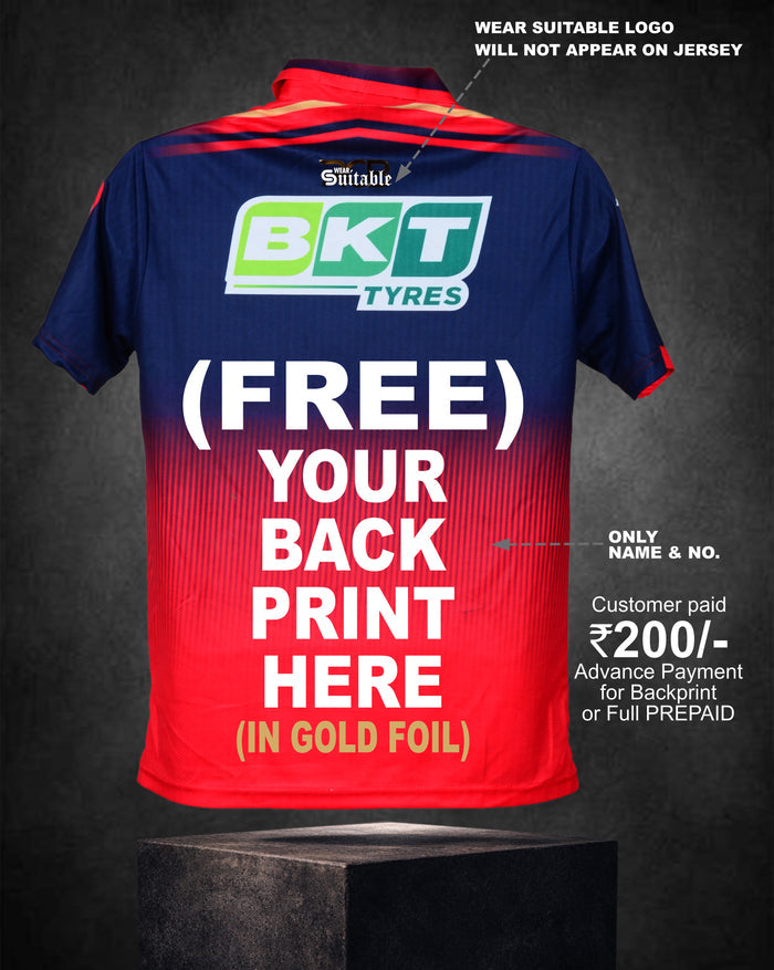 BENGALURU JERSEY – TWO STAR (GOLD FOIL EDITION) 2026