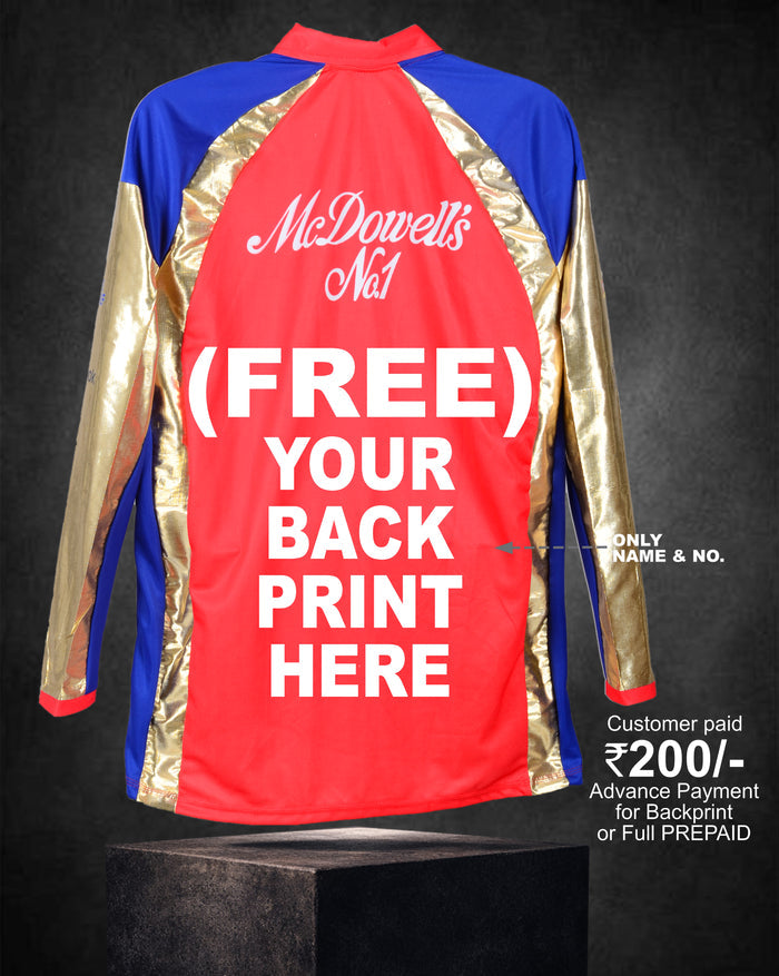 BENGALURU RETRO JERSEY (2012) FULL SLEEVE - GOLD EDITION