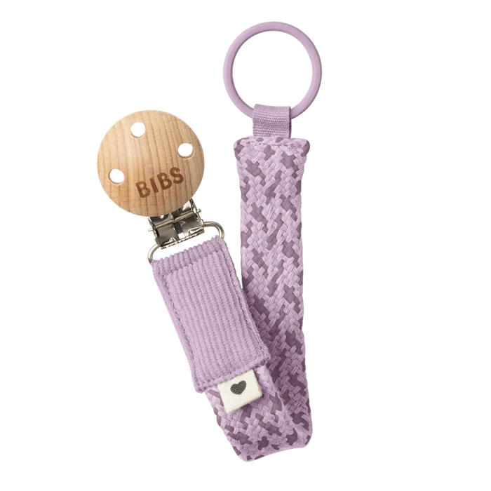 BIBS Pacifier Clip | Violet Sky & Mauve
