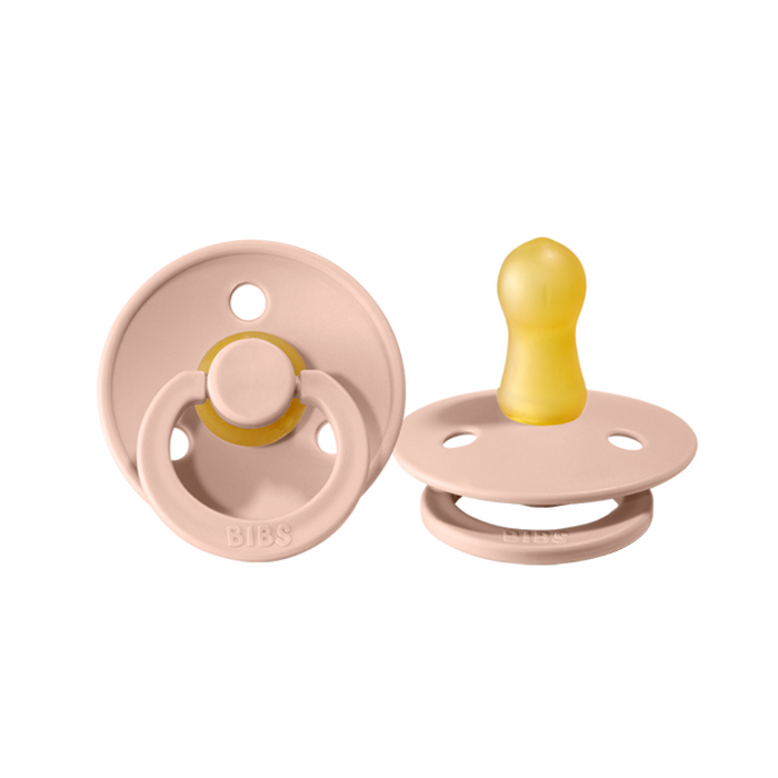 BIBS Round Colour Latex Dummies Twin Pack Size 3 (18+ Months)