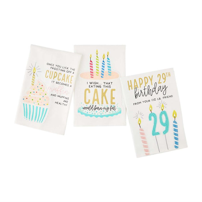 Birthday Cake Towels