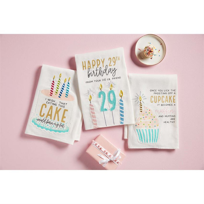 Birthday Cake Towels
