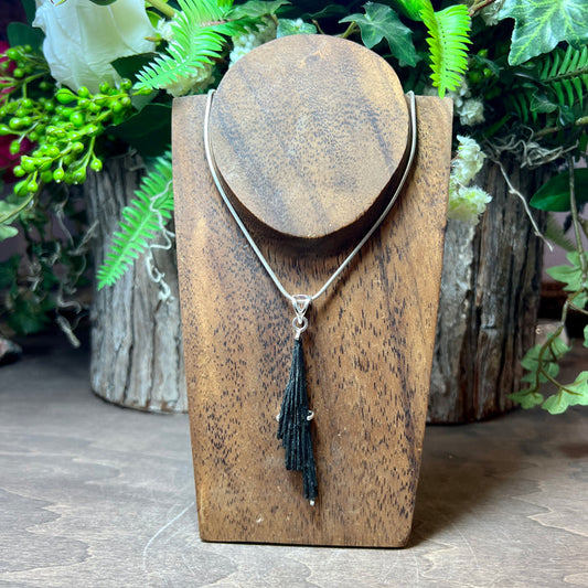 Black Kyanite Pendant