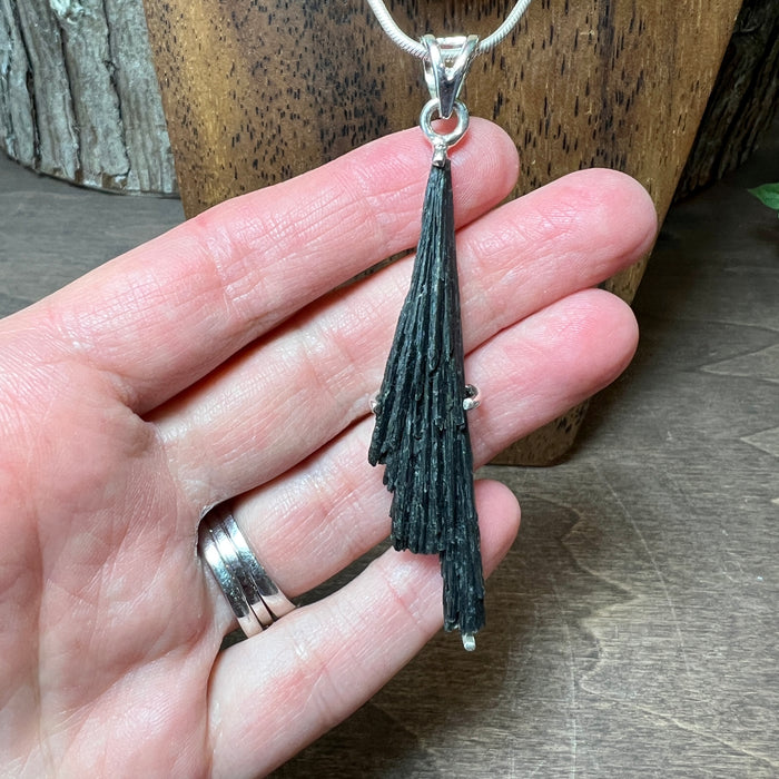 Black Kyanite Pendant