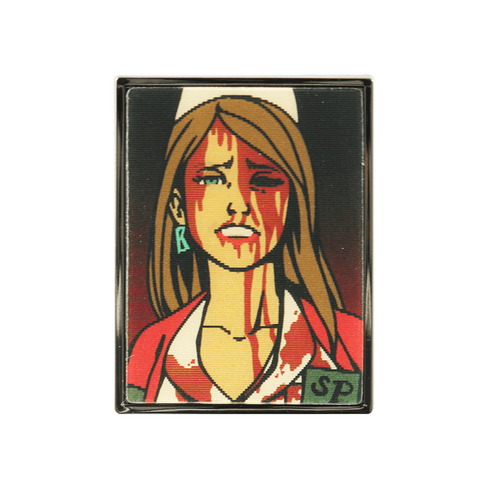 Bloody Lisa Lenticular Pin