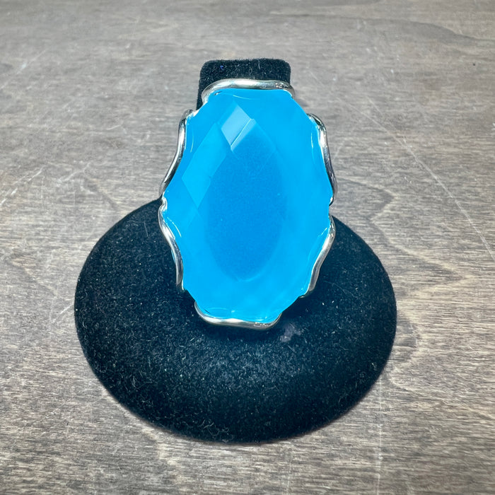 Blue Chalcedony Ring