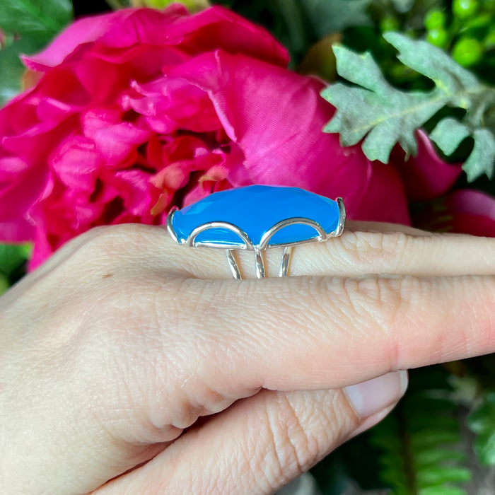 Blue Chalcedony Ring