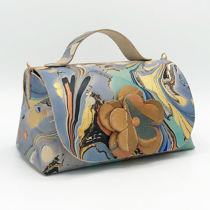 Blue Stone Mini Satchel - No One Alike