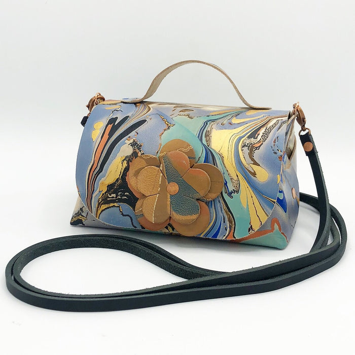 Blue Stone Mini Satchel - No One Alike