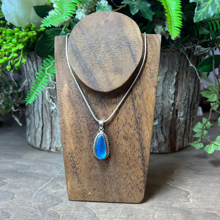 Blue Topaz Pendant