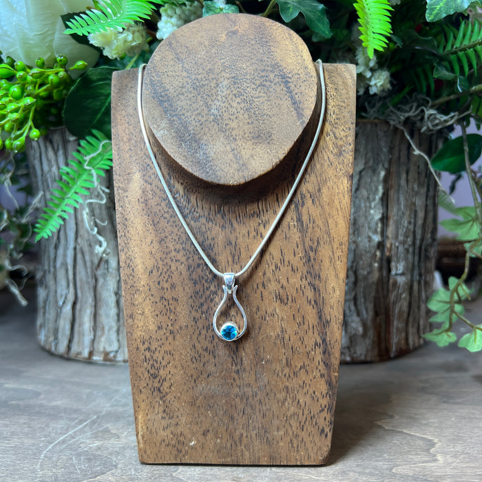 Blue Topaz Pendant