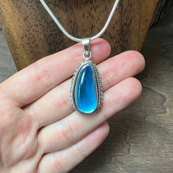 Blue Topaz Pendant