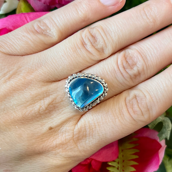 Blue Topaz Ring