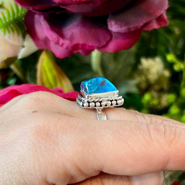Blue Topaz Ring
