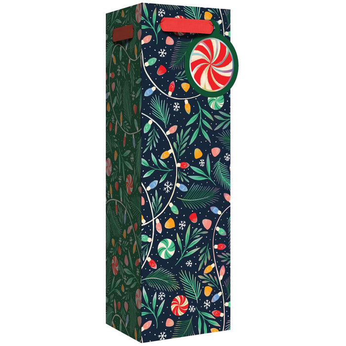 Bottle Tote - Peppermint Twinkle - 6 Count - TGBB859