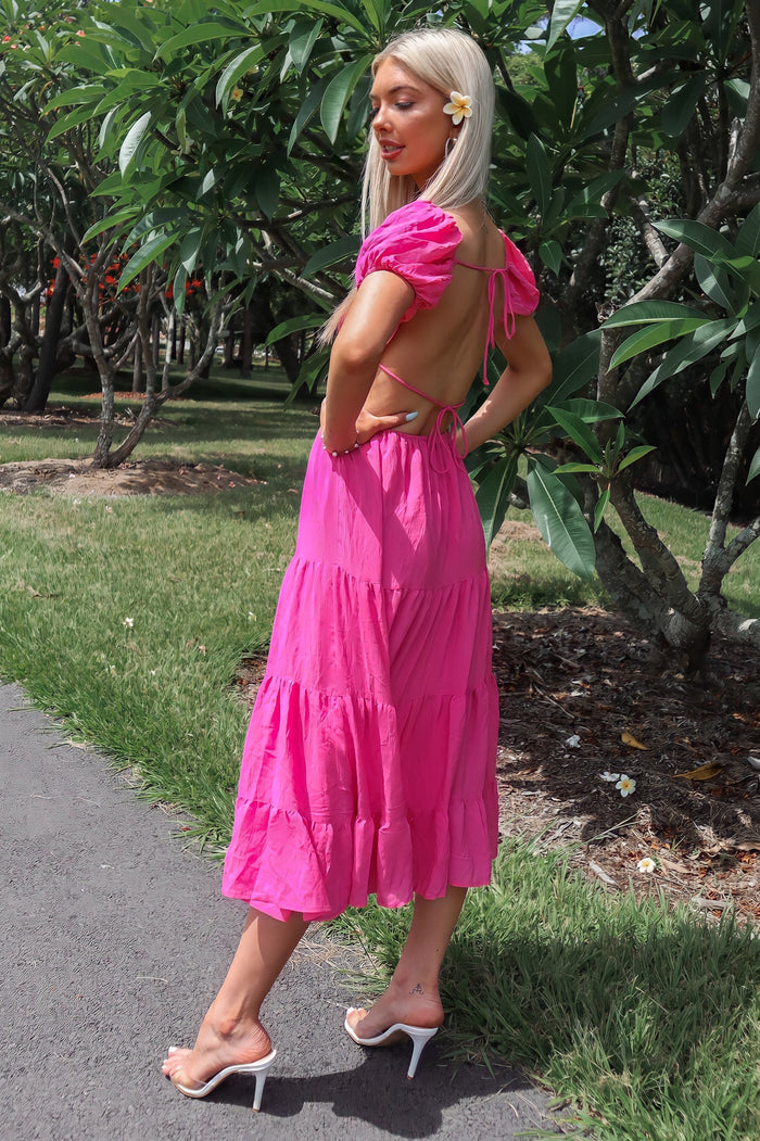 Bratz Maxi Dress - Hot Pink - Runway Goddess