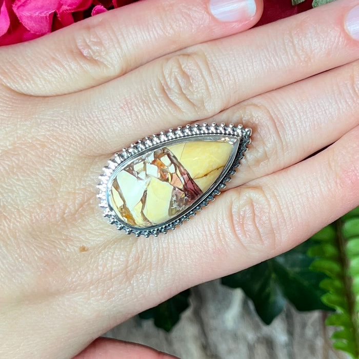Brecciated Mookaite Ring