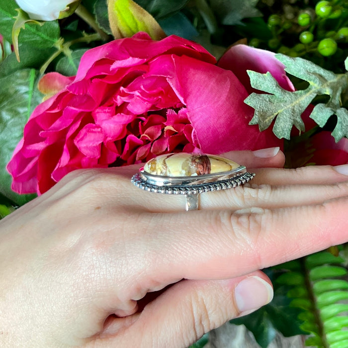 Brecciated Mookaite Ring