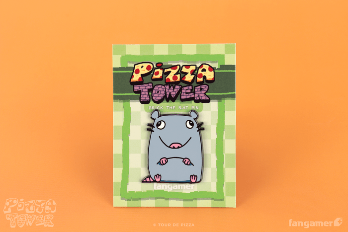 Brick the Rat Pin
