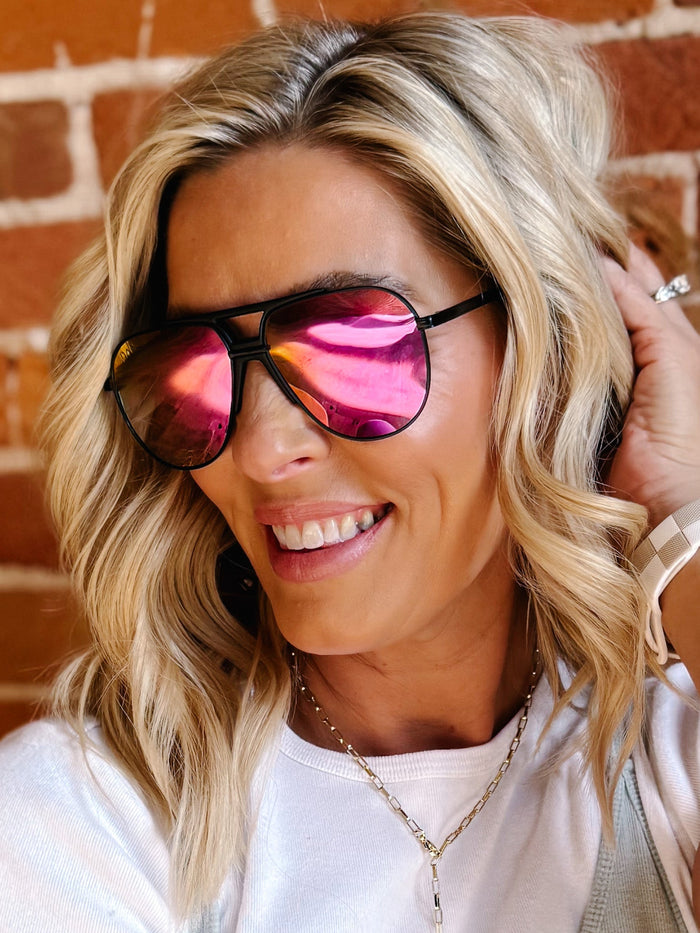 Brooks Sunglasses by Dax Eyewear, Hot Pink