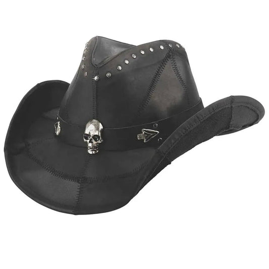 Bullhide Hardtail - Leather Cowboy Hat - Hatcountry