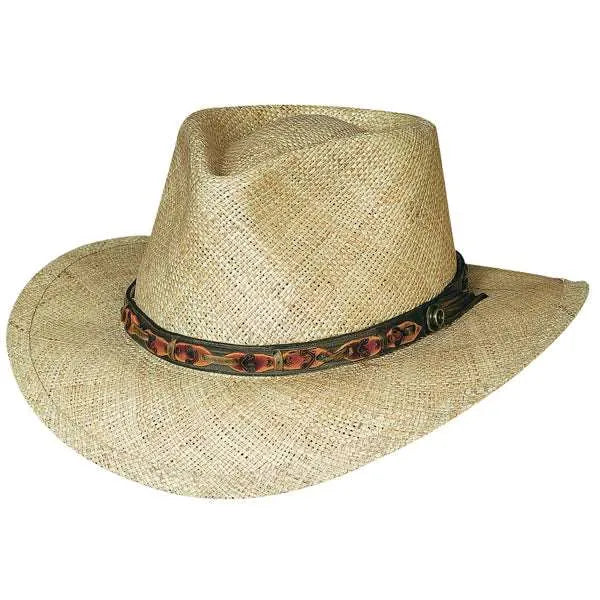 Bullhide Island Magic - Straw Outdoorsman Hat - Hatcountry