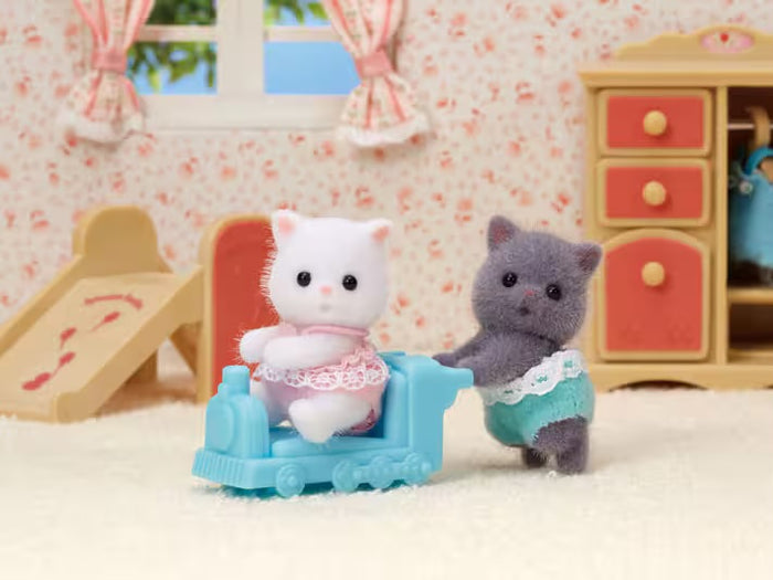 Calico Critters Persian Cat Twins